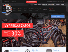 Tablet Screenshot of bike-centrum.sk